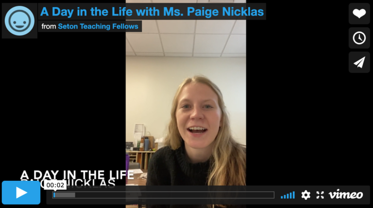 A Day in the Life with Ms. Paige Nicklas