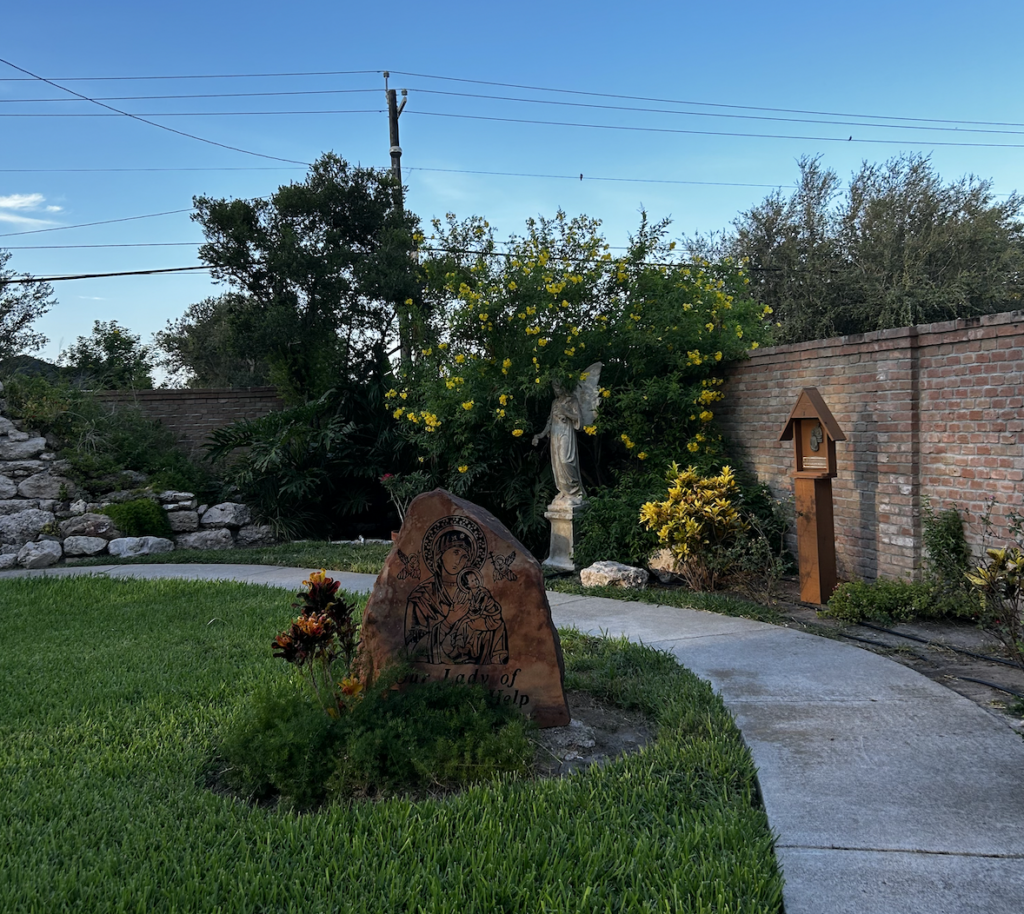 A Texas prayer garden